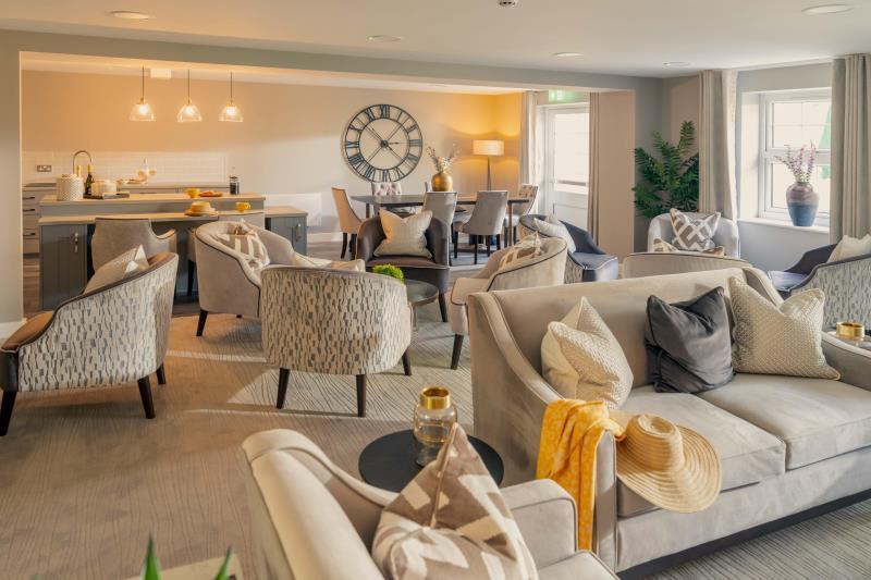 Homeowners' communal lounge