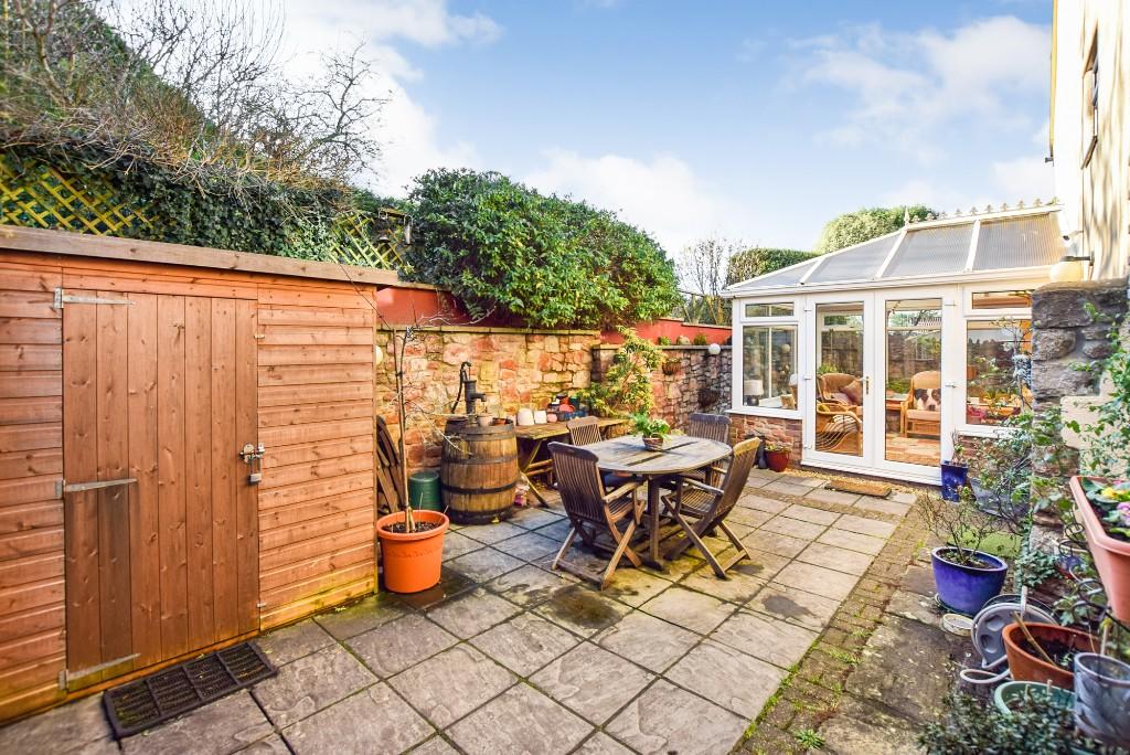 Rear courtyard