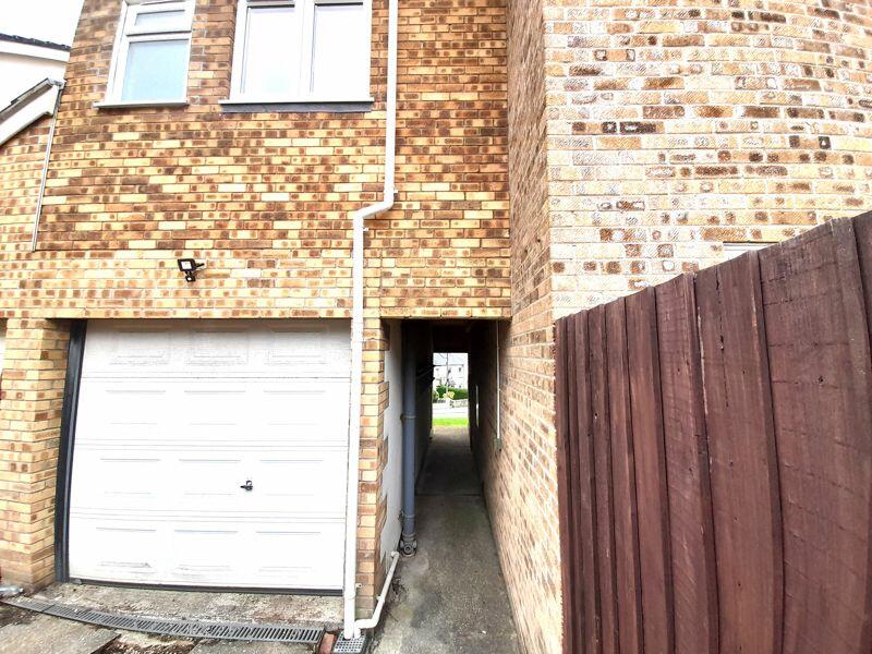 Garage and Walkway