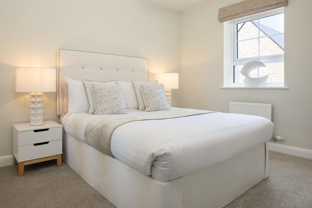 Image of bedroom 3 in the Woodcote Show Home at Park Farm, Thornbury.