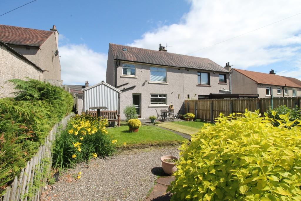 Rear of property