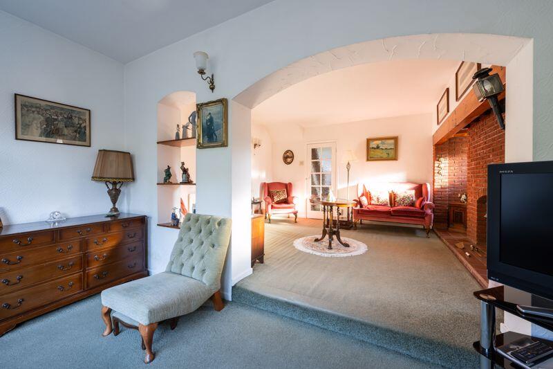 SPLIT LEVEL LOUNGE with FIREPLACE