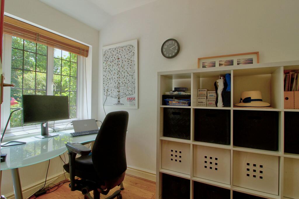 Green views from the downstairs Office / Study