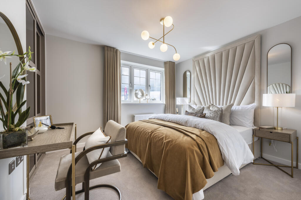 Indicative Bedroom, Contemporary Modern Decoration