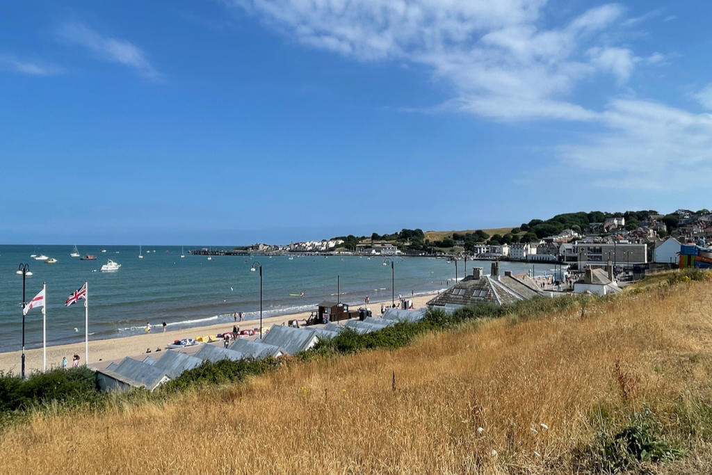 Swanage Beach nearby