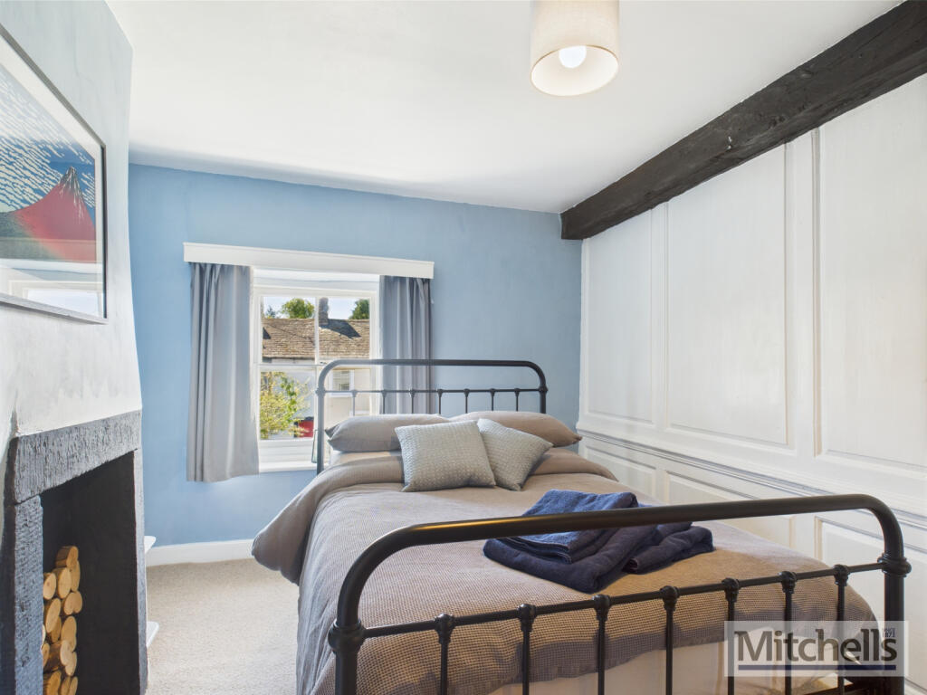 Bedroom with Fireplace