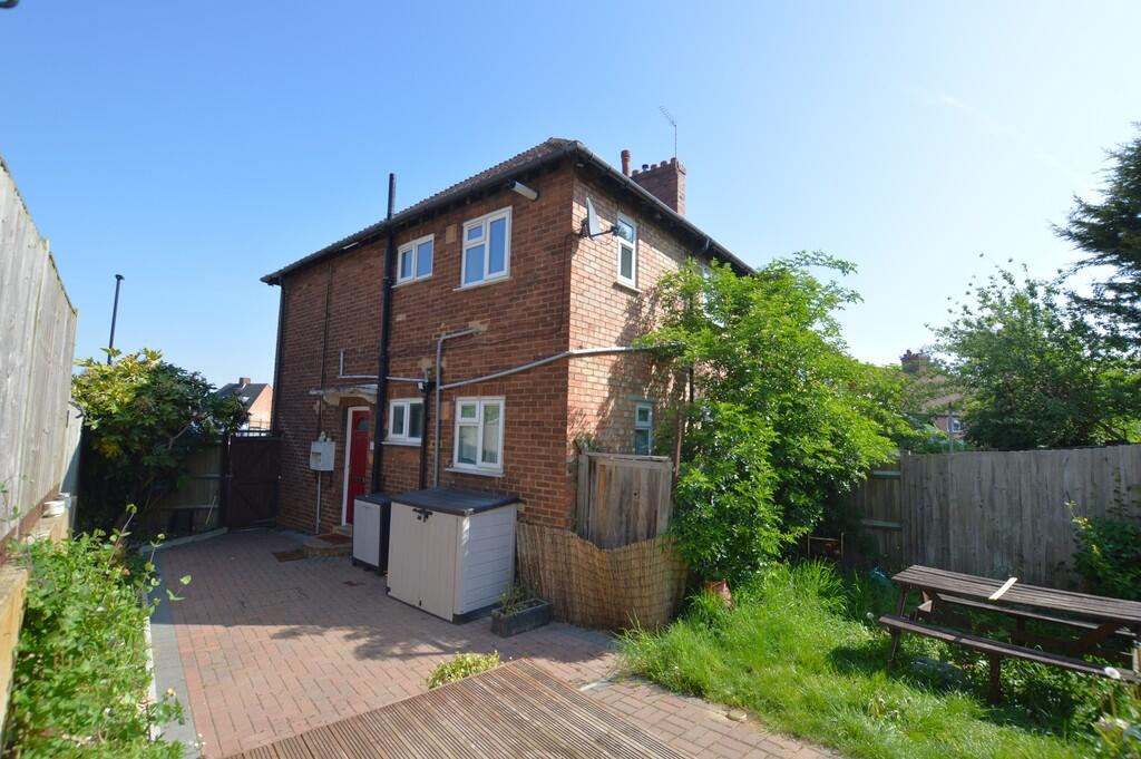 Rear of property