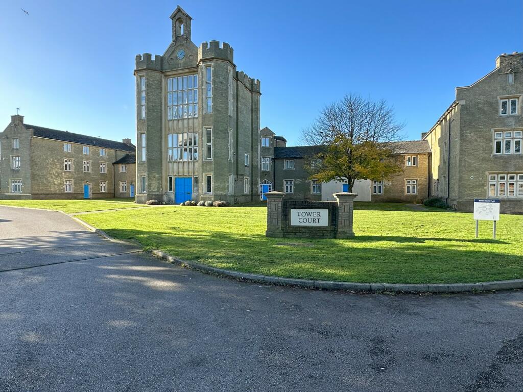 Tower court sign