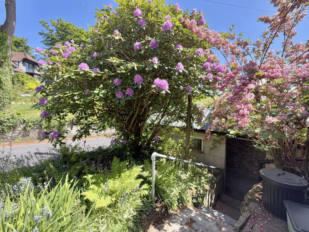 Steps down to access Garage
