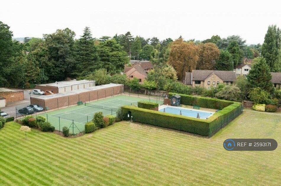 Tennis Court And Swimming Pool