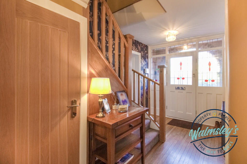 Entrance hallway with original flooring