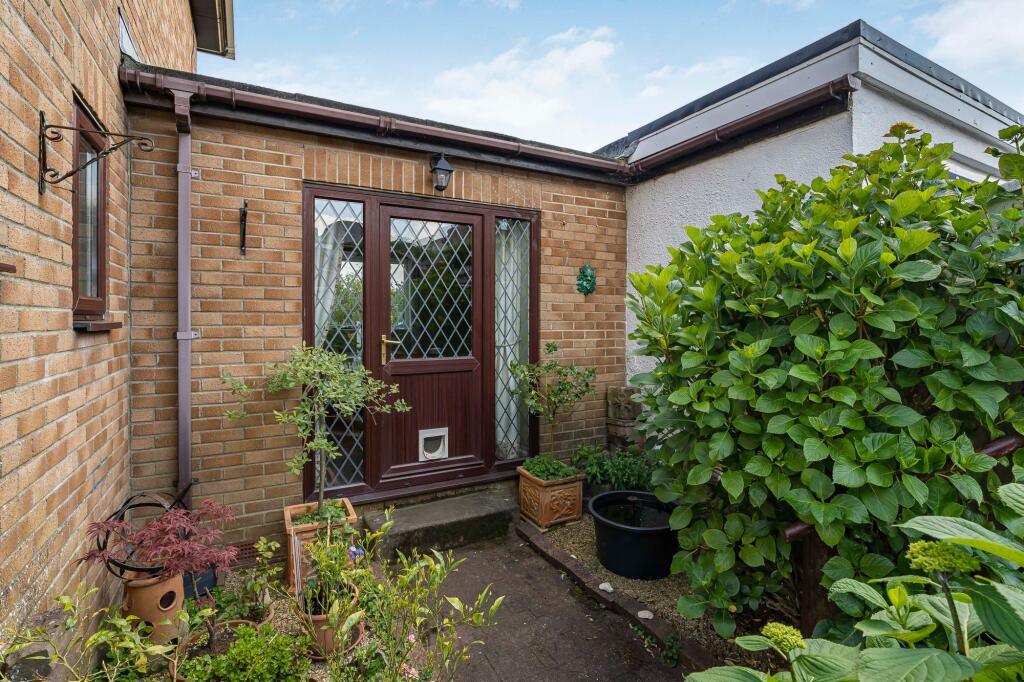 Rear entrance into dining room