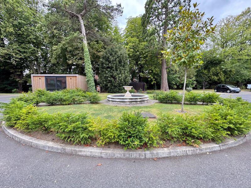 Manicured grounds
