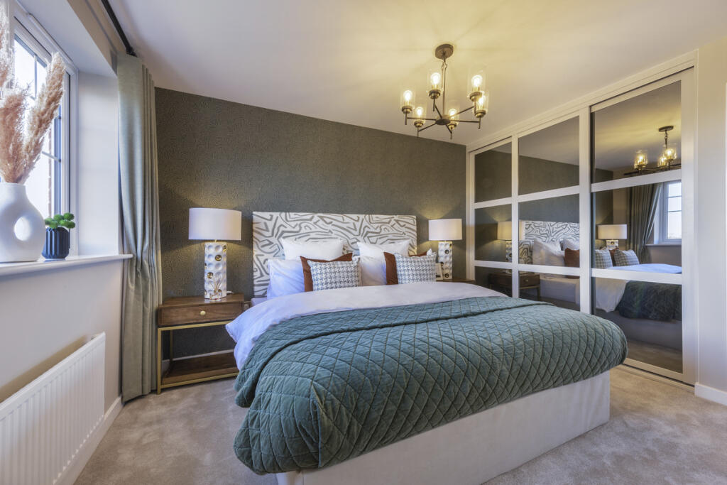 Indicative Bedroom, Contemporary Modern Decoration