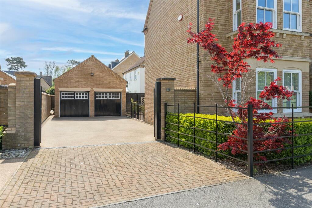 Driveway and double garage