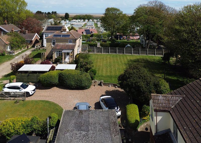 Aerial view of grounds