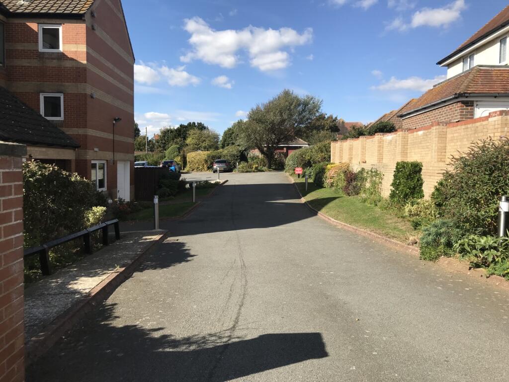 Entrance to parking 