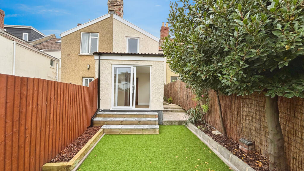 Rear of the property