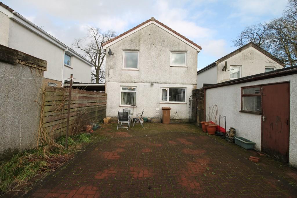 Rear of property