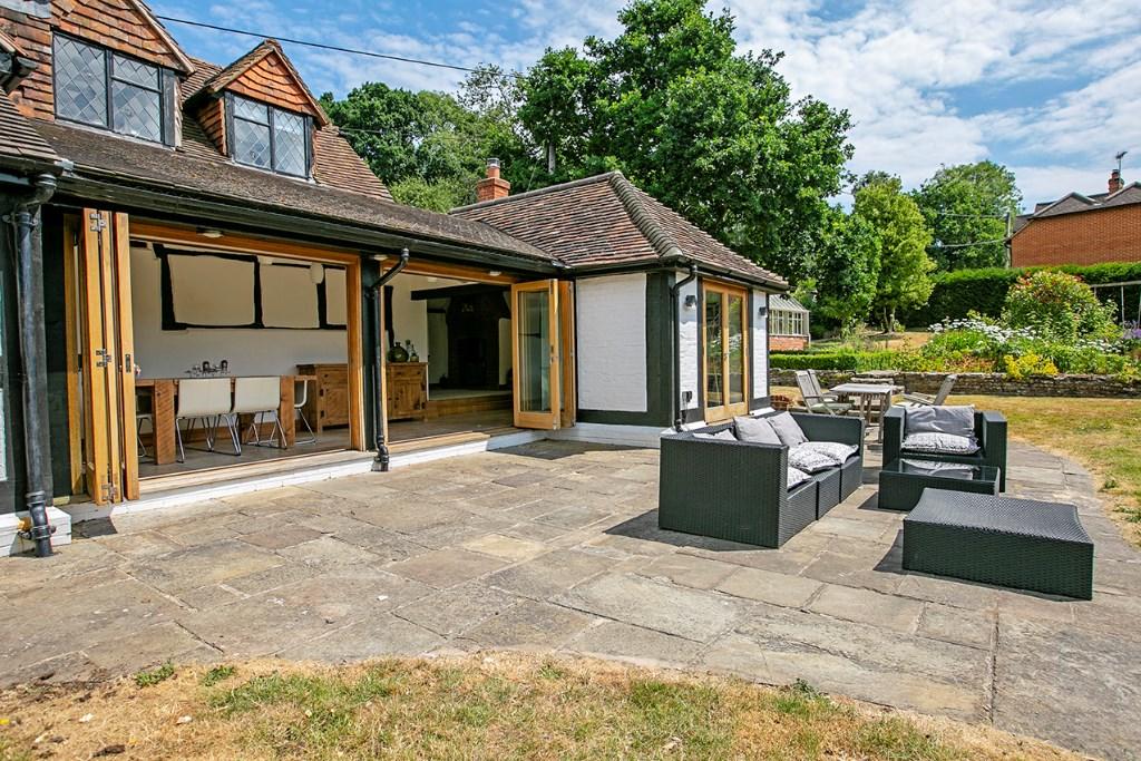 Rear of property