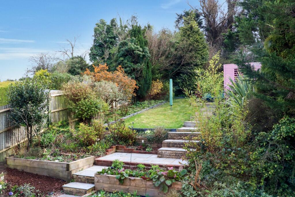 Garden view from bedroom 2