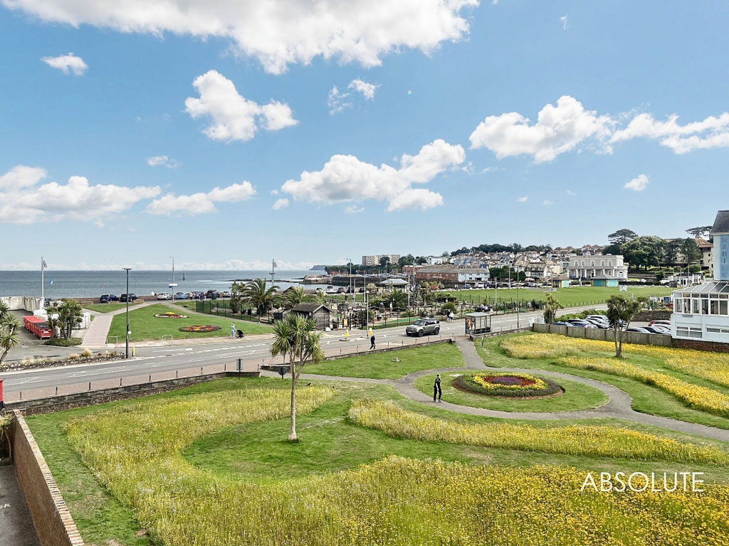 View over park and sea