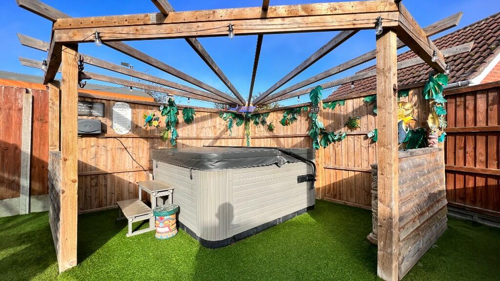 Gazebo and Hot Tub
