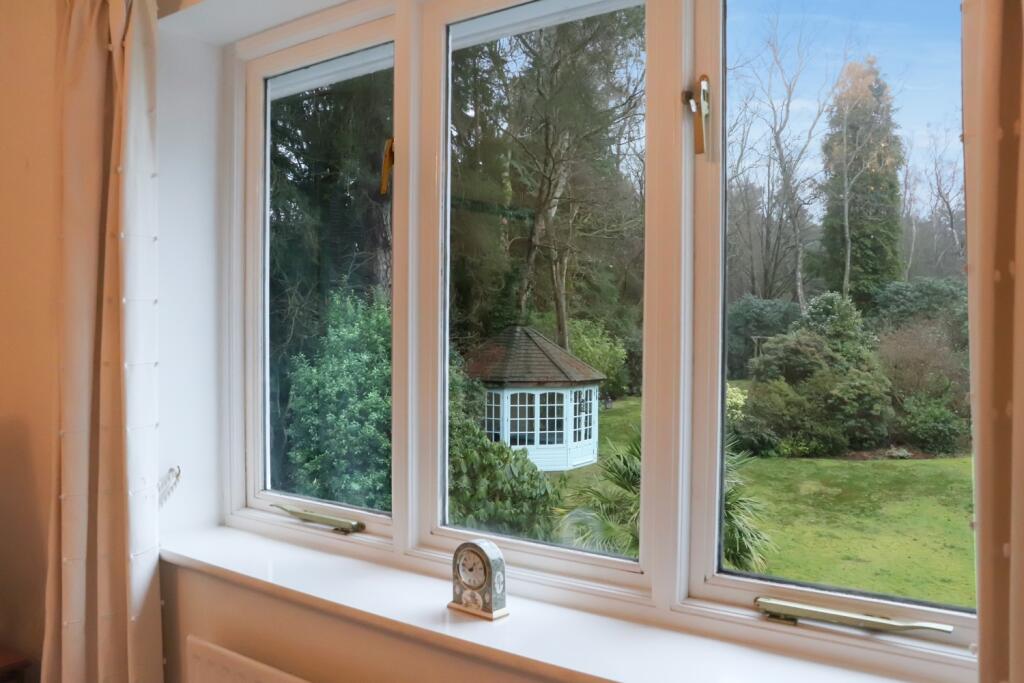 Garden view from Bedroom 1