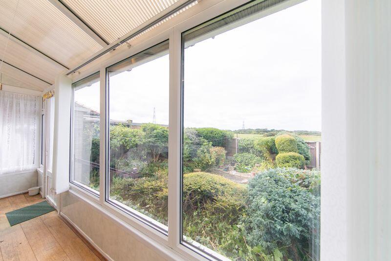 Sun lounge open aspect view