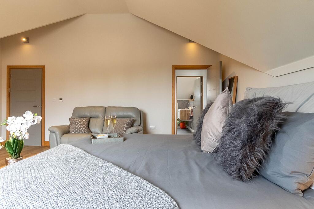 Master suite with dressing area and ensuite