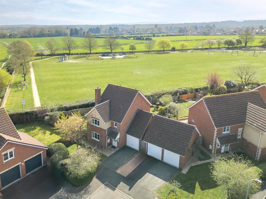 aerial of front