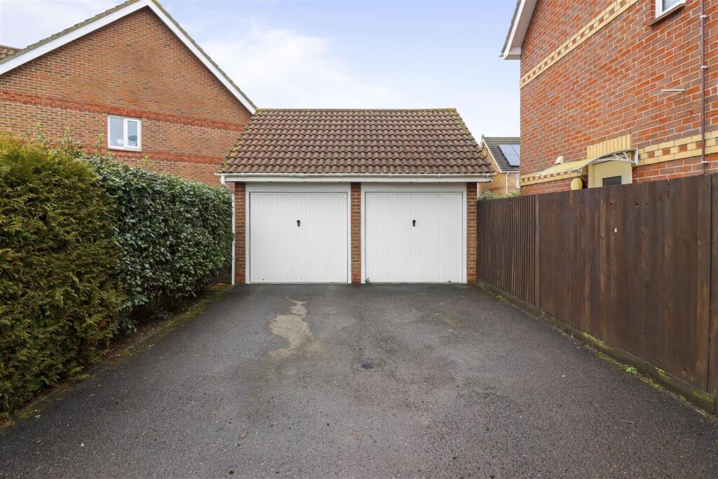 Double Garage and Driveway