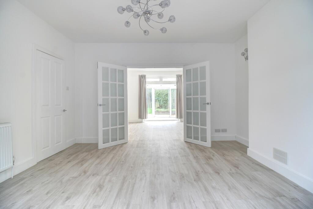 Lounge to dining room