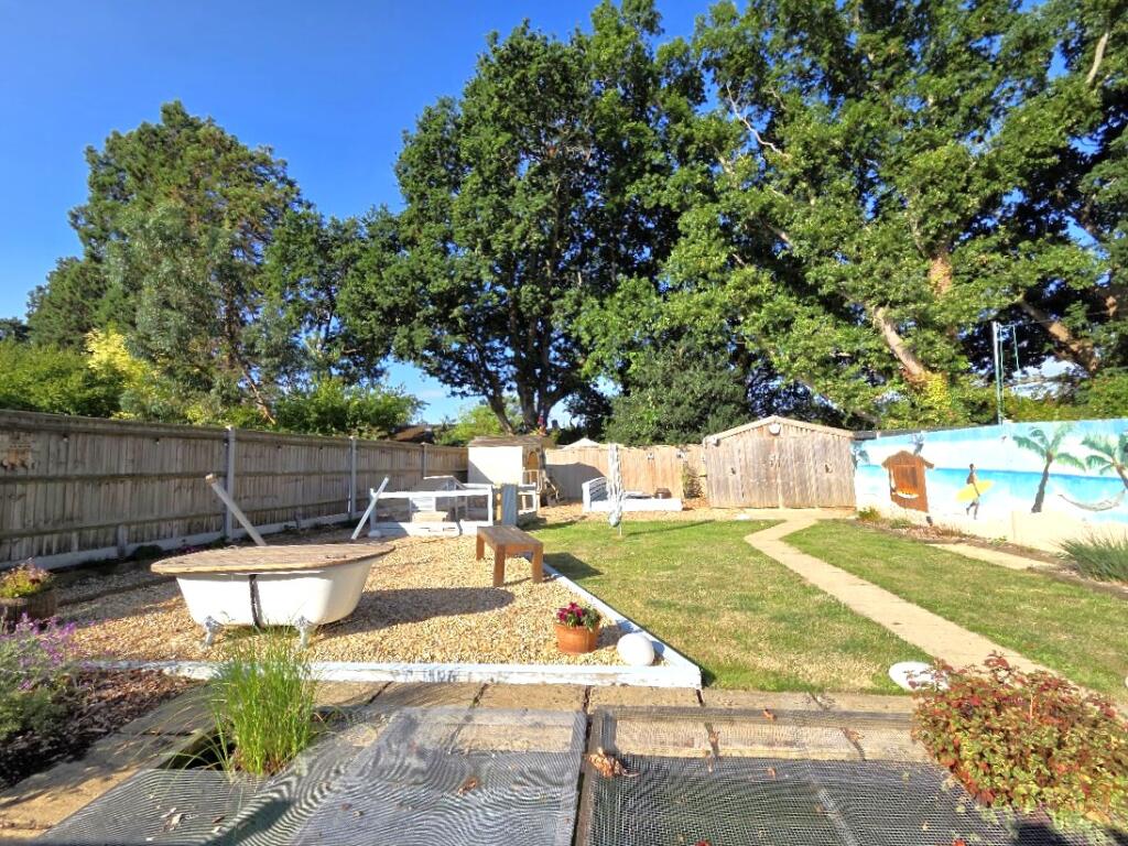 Rear garden
