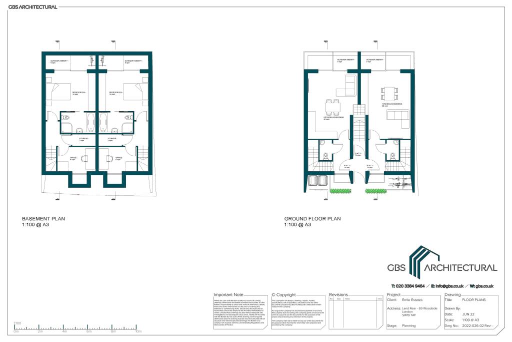 Land adjacent to 69 Woodside, Alwyne Road, Wimbledon, London, SW19 7AE
