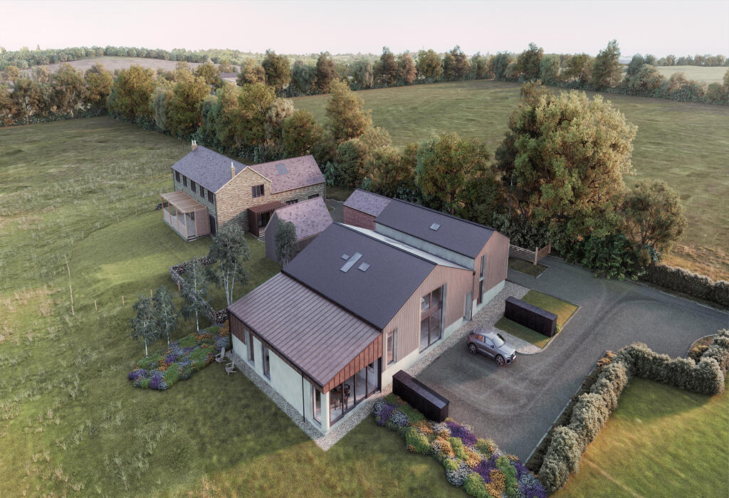 New plans - elevated view of development