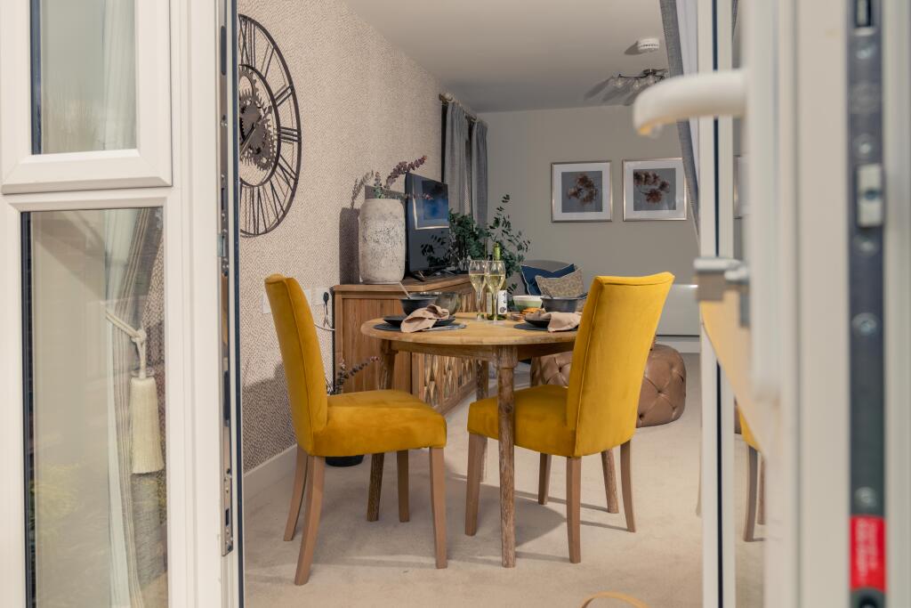 Knox Court - Typical 2 Bed Apartment Living Room  