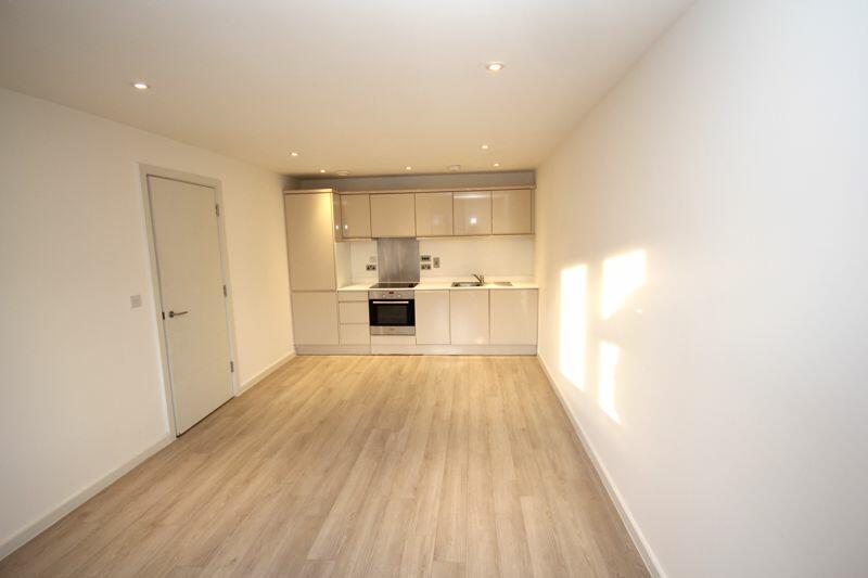 Open plan sitting room kitchen