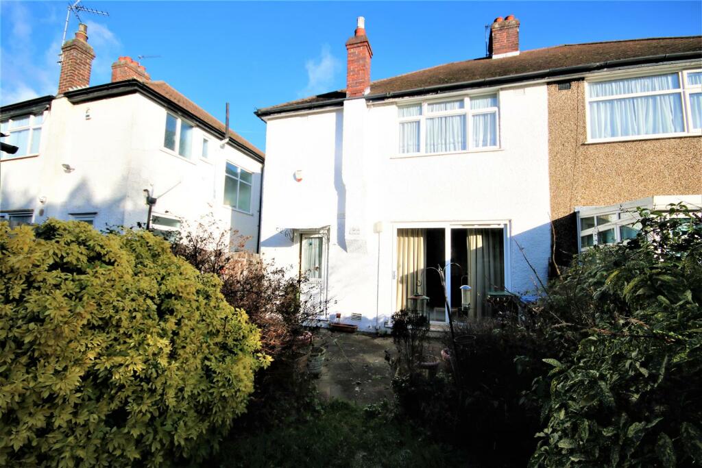 REAR ELEVATION OF PROPERTY: