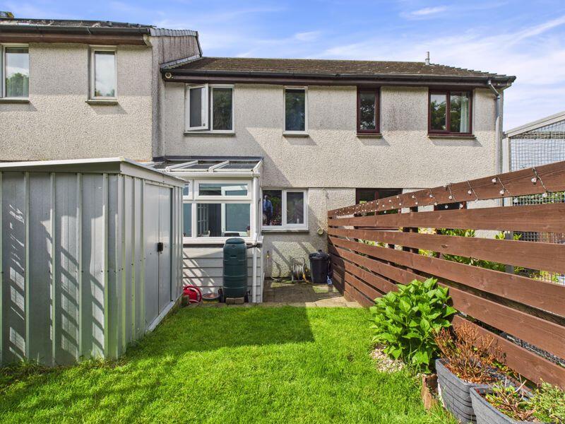 rear elevation and garden