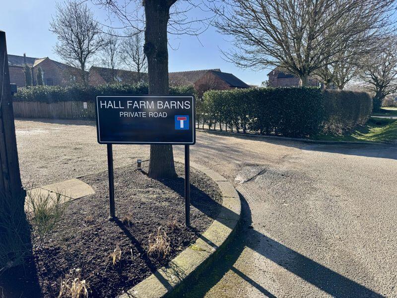 Hall Farm Barns Entrance
