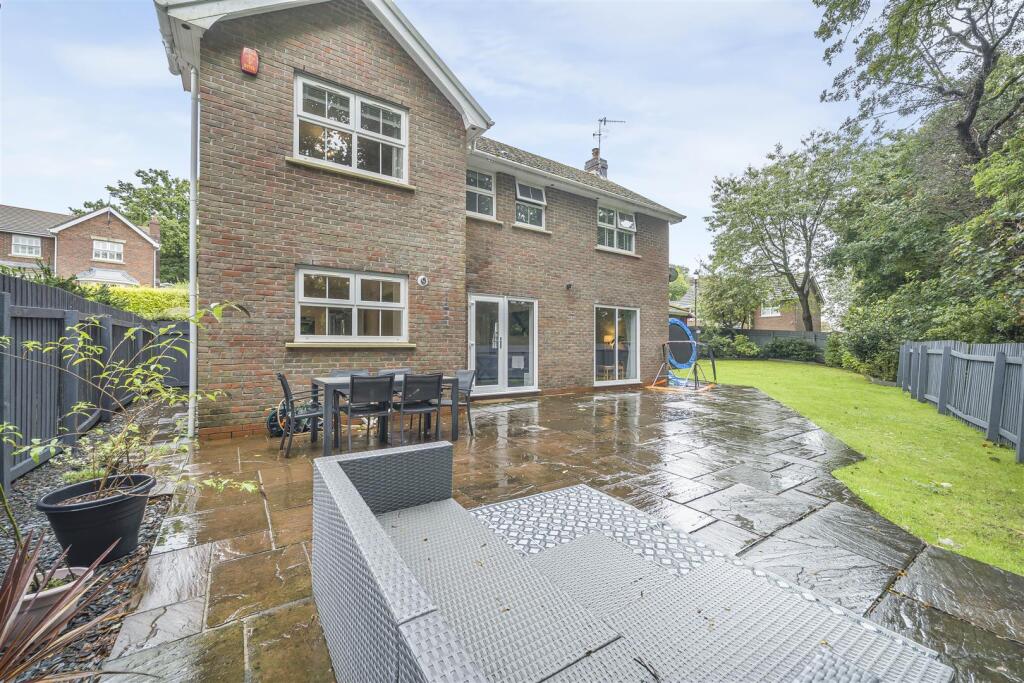 Rear patio