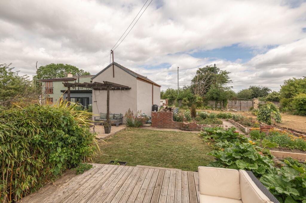 Rear view from the decking area