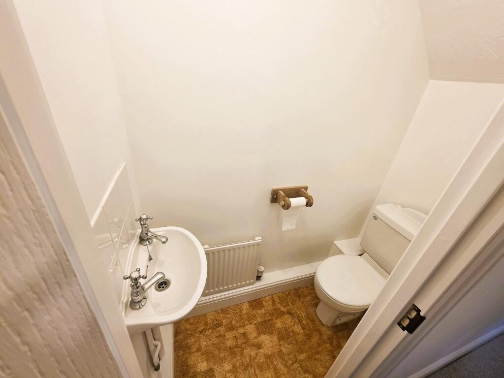 Under stairs toilet