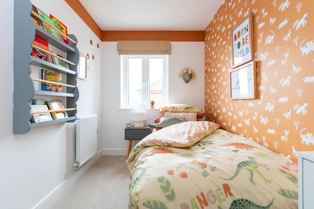 The third bedroom is also perfect as a nursery or a home office