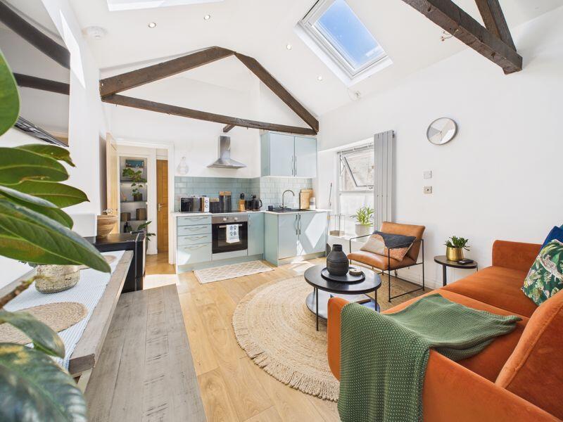 studio flat kitchen/living area