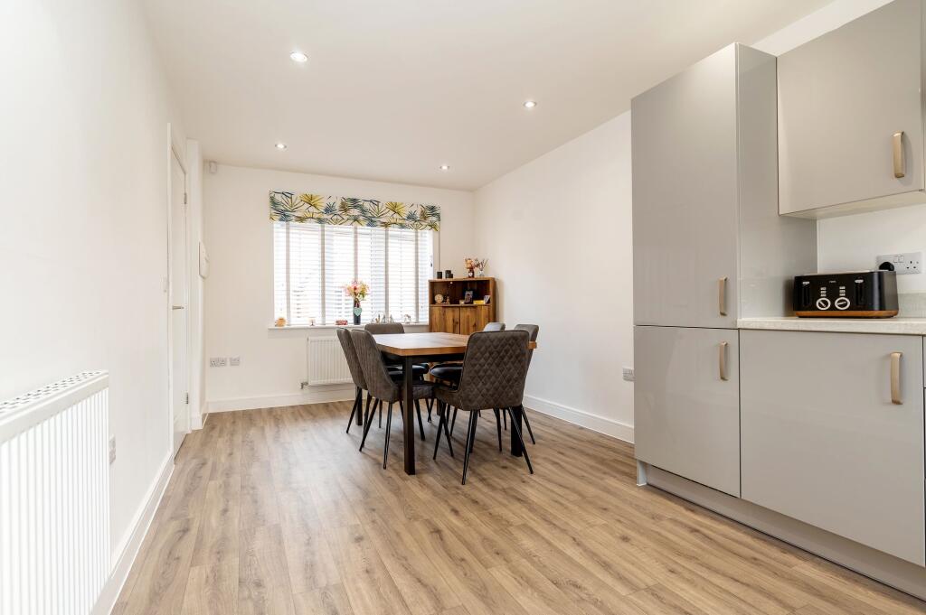 KITCHEN, DINER AND LIVING ROOM