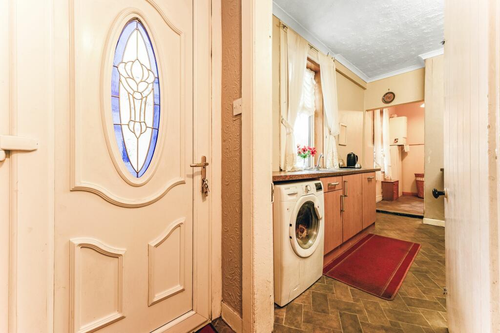 Back door/vestibule