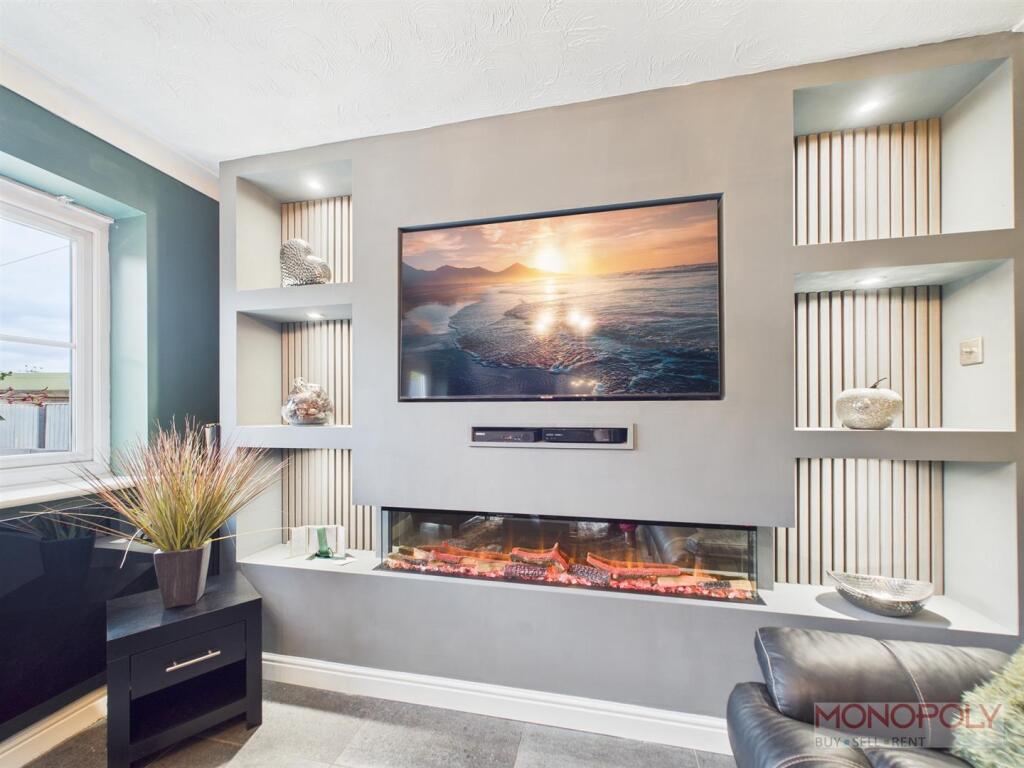 Lounge media wall