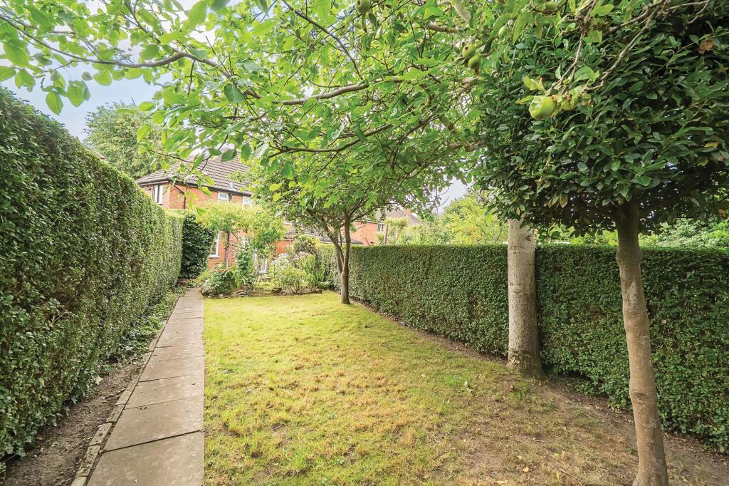 Garden towards house